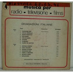 Divagazioni Italiane Soundtrack (Various Artists) - CD Trasero