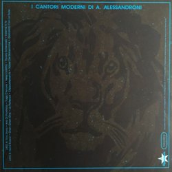 I Cantori Moderni Di A. Alessandroni Soundtrack (Alessandro Alessandroni) - CD Trasero