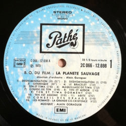 La Plante Sauvage Colonna sonora (Alain Goraguer) - cd-inlay