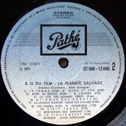 La Plante Sauvage Bande Originale (Alain Goraguer) - cd-inlay