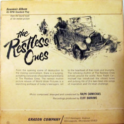 The Restless Ones Soundtrack (Ralph Carmichael) - CD Back cover
