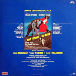 Une Femme ou deux Soundtrack (Kevin Mulligan, Toots Thielemans, Evert Verhees) - CD Back cover