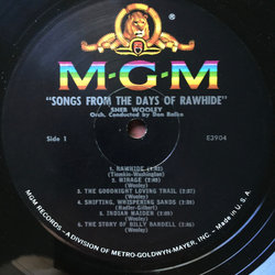 Songs From The Days Of Rawhide Ścieżka dźwiękowa (Various Artists, Sheb Wooley) - wkład CD