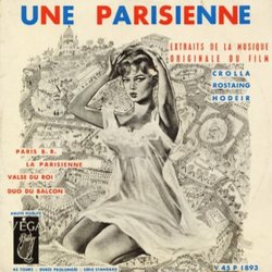 Une Parisienne サウンドトラック (Henri Crolla, Andr Hodeir, Hubert Rostaing) - CDカバー