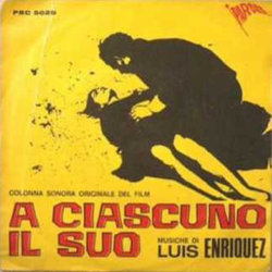 A Ciascuno Il Suo Ścieżka dźwiękowa (Luis Enriquez) - Okładka CD