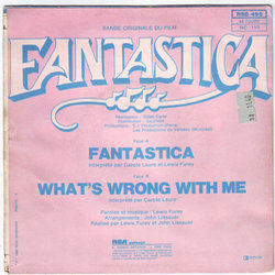 Fantastica Soundtrack (Lewis Furey) - CD Trasero