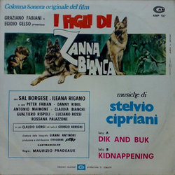 I Figli Di Zanna Bianca Trilha sonora (Stelvio Cipriani) - CD capa traseira