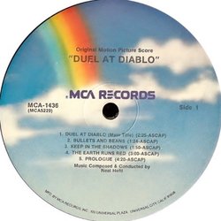 Duel at Diablo Soundtrack (Neal Hefti) - cd-inlay
