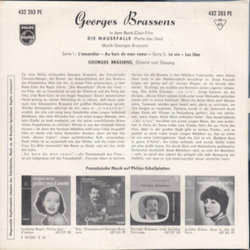 Georges Brassens Chante Du Film Porte Des Lilas Soundtrack (Georges Brassens) - CD Back cover