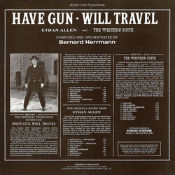 Have Gun / Will Travel Ścieżka dźwiękowa (Bernard Herrmann) - Tylna strona okladki plyty CD