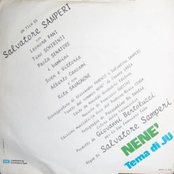 Nen / Tema Di Ju Soundtrack (Francesco Guccini) - CD Back cover