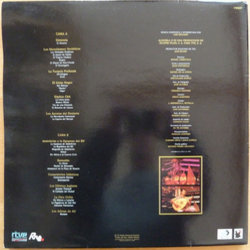 Alquibla II Soundtrack (Luis Delgado) - CD Back cover
