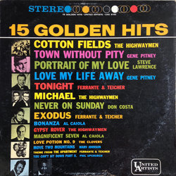 15 Golden Hits Soundtrack (Various Artists) - CD cover