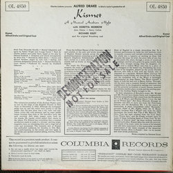 Kismet Ścieżka dźwiękowa (Alexander Borodin, George Forrest, Robert Wright) - Tylna strona okladki plyty CD