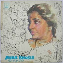 Asha Bhosle ‎ Top Film Hits Soundtrack (Various Artists) - CD cover