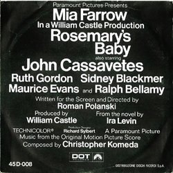 Rosemary's Baby Soundtrack (Krzysztof Komeda) - CD Achterzijde