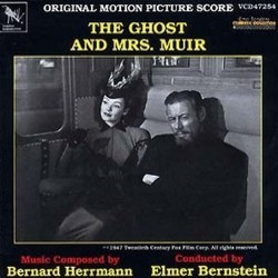 The Ghost and Mrs. Muir Trilha sonora (Bernard Herrmann) - capa de CD
