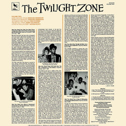 The Twilight Zone - Volume Two サウンドトラック (Various Artists) - CD裏表紙