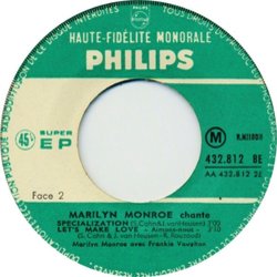 Marilyn Monroe chante My Heart Belongs To Daddy サウンドトラック (Various Artists) - CDインレイ