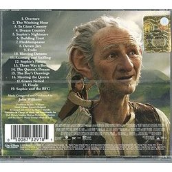 The BFG Soundtrack (John Williams) - CD Back cover