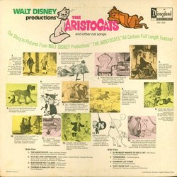 The AristoCats And Other Cat Songs Ścieżka dźwiękowa (Various Artists) - Tylna strona okladki plyty CD