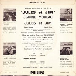 Jules et Jim Trilha sonora (Georges Delerue) - CD capa traseira