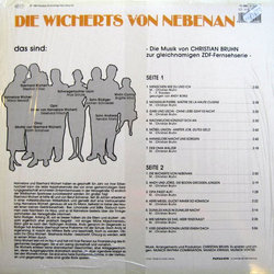 Die Wicherts Von Nebenan Soundtrack (Christian Bruhn) - CD Back cover