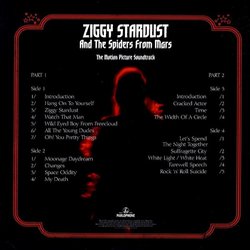 Ziggy Stardust and the Spiders from Mars Ścieżka dźwiękowa (Various Artists, David Bowie) - Tylna strona okladki plyty CD