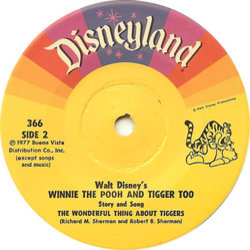 Winnie the Pooh and Tigger Too サウンドトラック (Various Artists, Buddy Baker) - CDインレイ