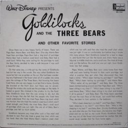 Goldilocks and the Three Bears Ścieżka dźwiękowa (Various Artists, Scott Bradley) - Tylna strona okladki plyty CD