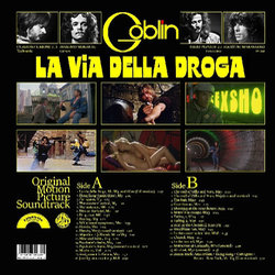 La Via della Droga Soundtrack ( Goblin, Agostino Marangolo, Massimo Morante, Fabio Pignatelli, Claudio Simonetti) - CD Back cover