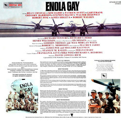 Enola Gay サウンドトラック (Maurice Jarre) - CD裏表紙