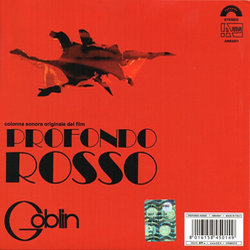 Profondo rosso Ścieżka dźwiękowa (Giorgio Gaslini,  Goblin, Walter Martino, Fabio Pignatelli, Claudio Simonetti) - Tylna strona okladki plyty CD