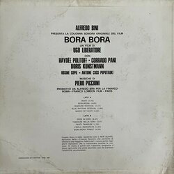 Bora Bora サウンドトラック (Les Baxter, Piero Piccioni) - CD裏表紙
