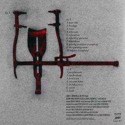 Dead Ringers Trilha sonora (Howard Shore) - CD capa traseira