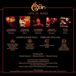 Live In Roma Bande Originale (New Goblin) - CD Arrire