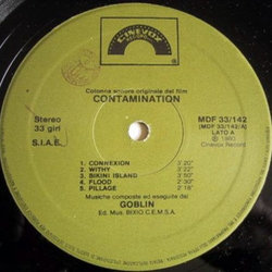 Contamination Colonna sonora ( Goblin, Agostino Marangolo, Antonio Marangolo, Fabio Pignatelli) - cd-inlay