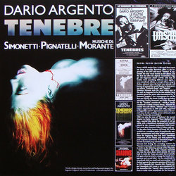 Tenebre Soundtrack (Massimo Morante, Fabio Pignatelli, Claudio Simonetti) - cd-inlay