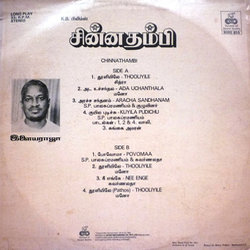 Chinna Thambi Soundtrack (Ilaiyaraaja ) - CD Achterzijde