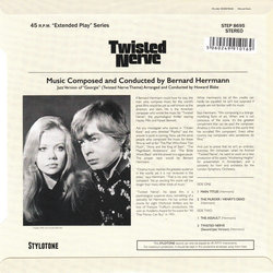 Twisted Nerve Ścieżka dźwiękowa (Bernard Herrmann) - Tylna strona okladki plyty CD