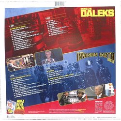 Doctor Who and The Daleks / Daleks' Invasion Earth 2150 A.D. Ścieżka dźwiękowa (Barry Gray, Malcolm Lockyer) - Tylna strona okladki plyty CD