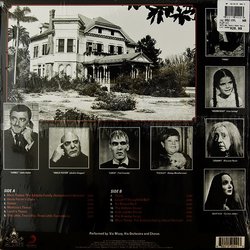 The Addams Family Soundtrack (Vic Mizzy) - CD Back cover
