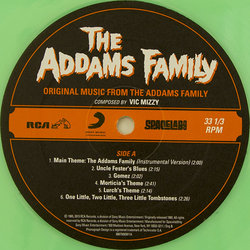 The Addams Family サウンドトラック (Vic Mizzy) - CDインレイ