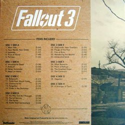 Fallout 3 サウンドトラック (Inon Zur) - CD裏表紙