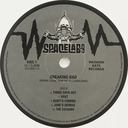 Breaking Bad サウンドトラック (Dave Porter) - CDインレイ