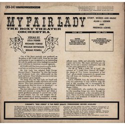 My Fair Lady Soundtrack (Alan Jay Lerner , Frederick Loewe) - CD Back cover