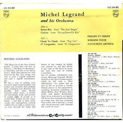 Michel Legrand - TV Series Ścieżka dźwiękowa (Various Artists) - Tylna strona okladki plyty CD
