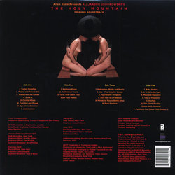 Alejandro Jodorowsky's Holy Mountain Trilha sonora (Don Cherry, Ronald Frangipane, Alejandro Jodorowsky) - CD capa traseira