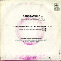 Sans Famille サウンドトラック (Charles Trenet) - CD裏表紙