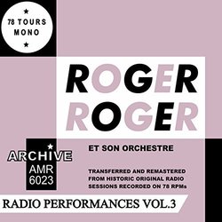 Radio Performances Volume 3 Ścieżka dźwiękowa (Roger Roger) - Okładka CD
